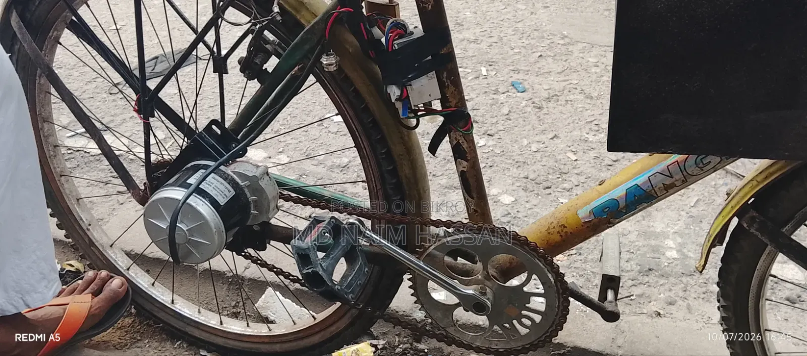 Electric Cycle 90km Er Beshi Cholbe Ek Charge a Jodi Keu Nite Chan