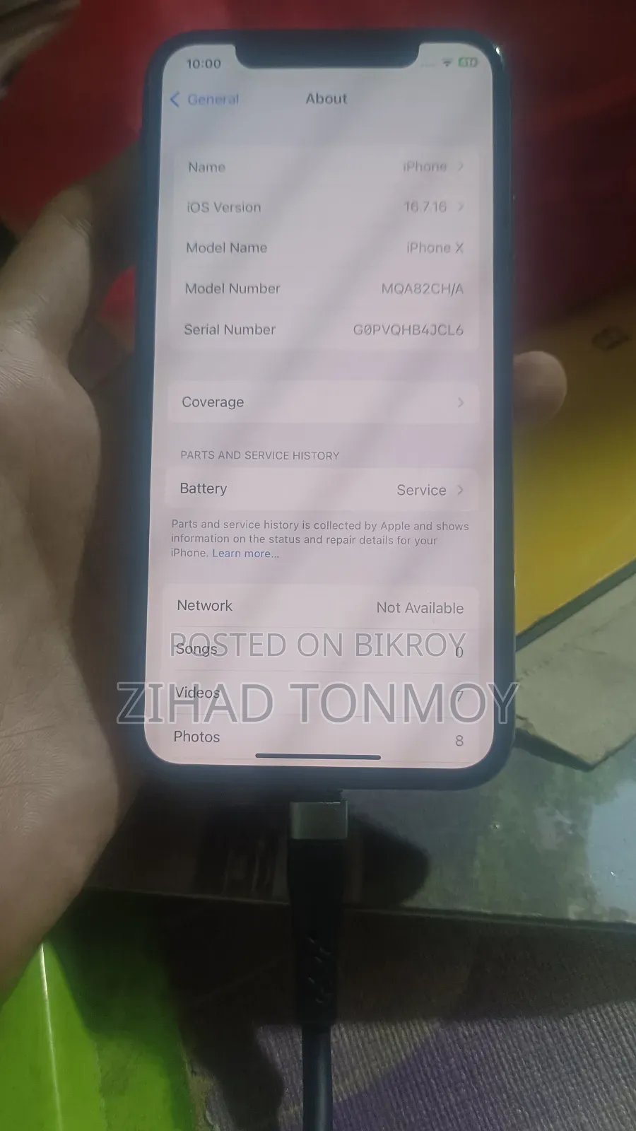 Apple iPhone X 256 GB Black