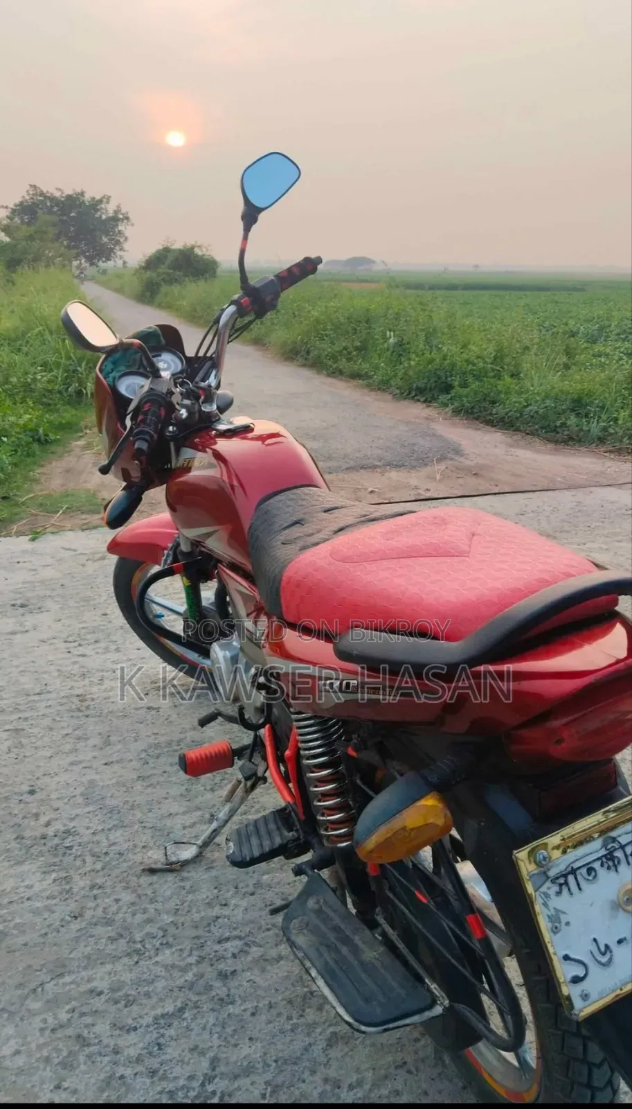 Bajaj Platina ES 2018 Red