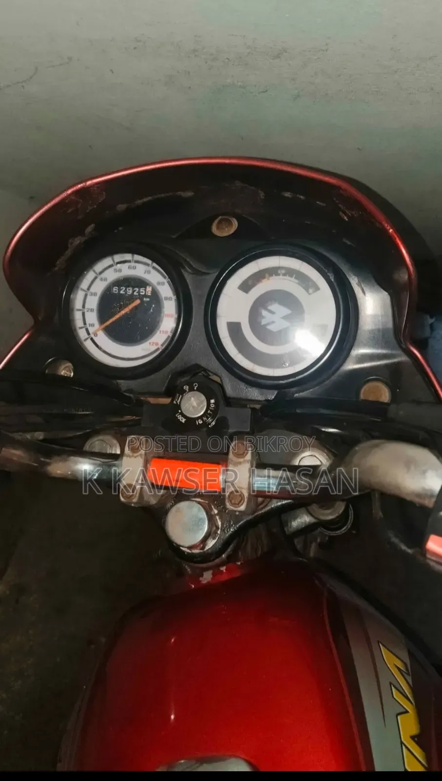 Bajaj Platina ES 2018 Red