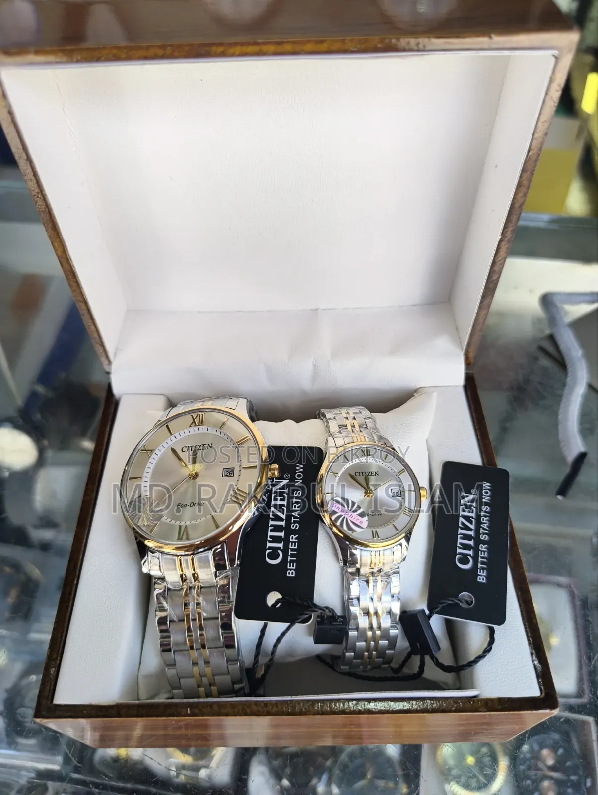 Original Citizen Couple Watch Set