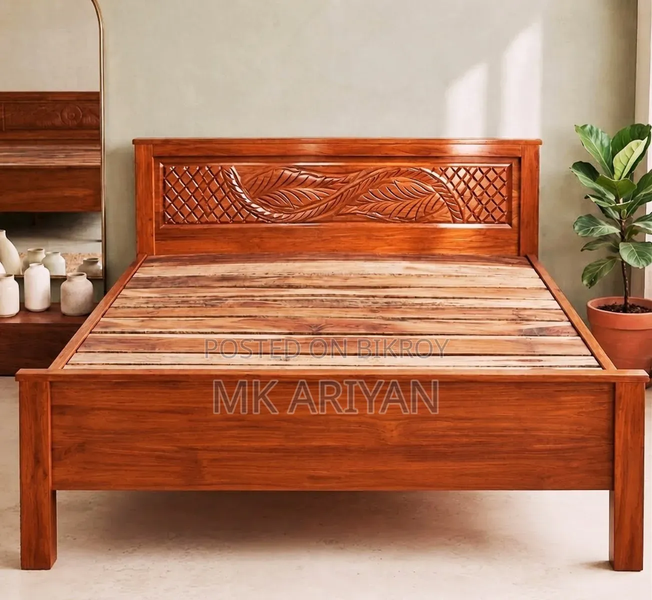 সম্পূর্ণ ফ্রেশ ডাবল খাট বিক্রি