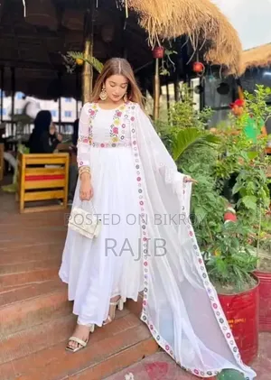 Premium Georgette Embroidery Three-Piece