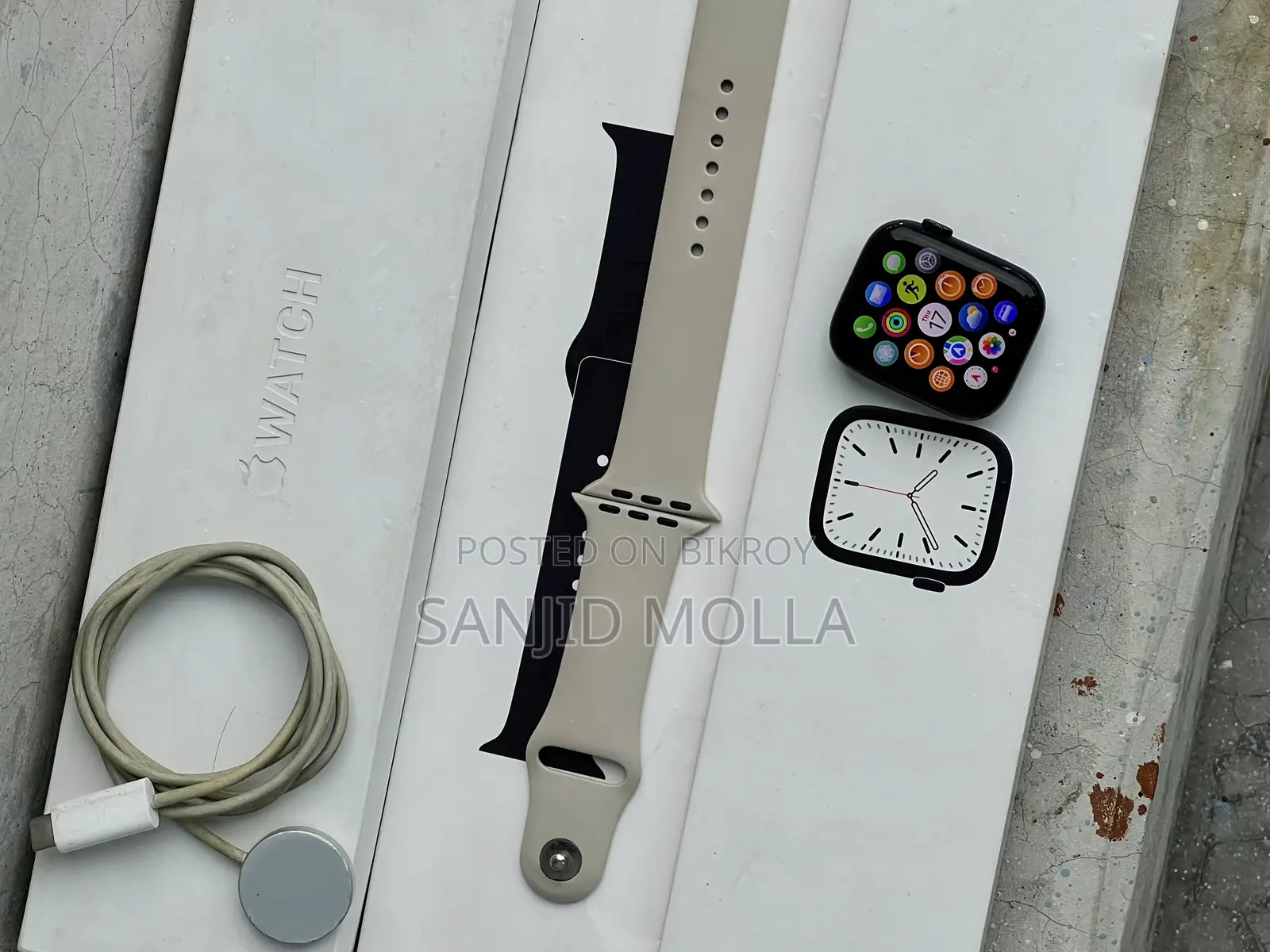 Apple Watch Series 7 GPS (45mm) Midnight Full Boxed!
