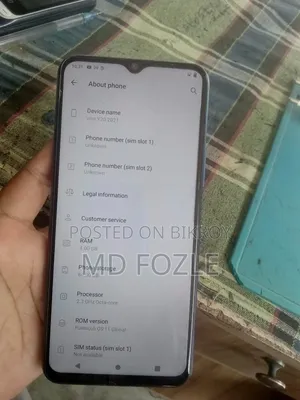 Vivo Y20 64 GB Blue