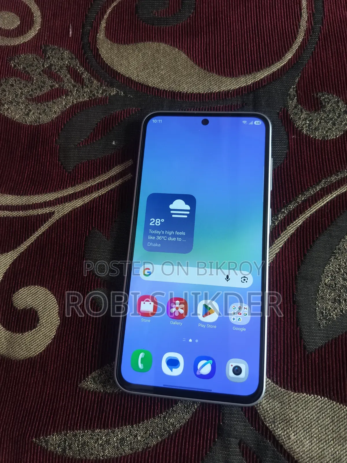 স্যামসাং গ্যালাক্সি এ৩৬ ১২৮ জিবি সিলভার