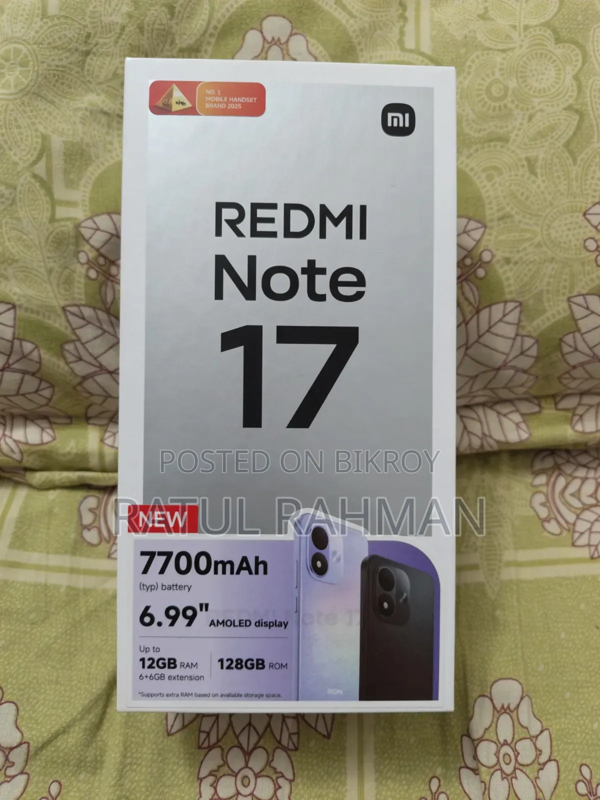 New Xiaomi Redmi Note 17 128 GB Red