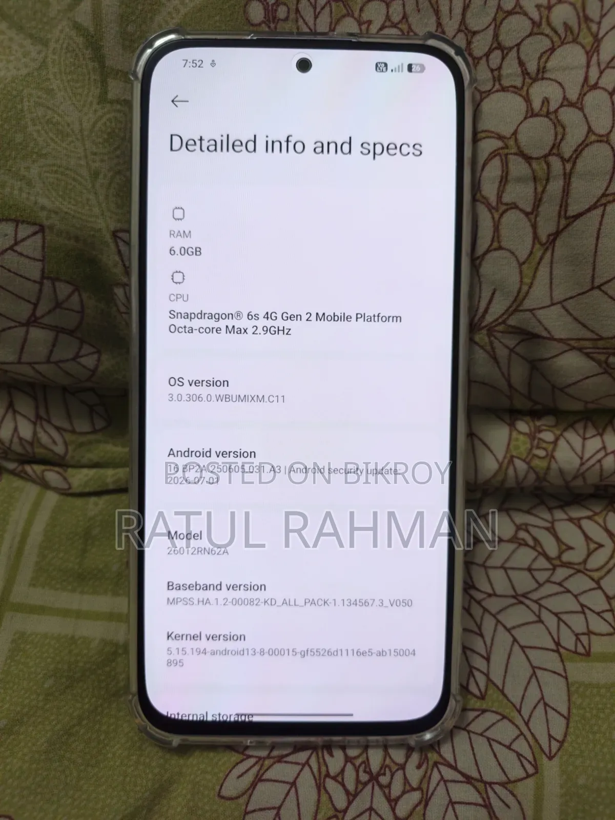 New Xiaomi Redmi Note 17 128 GB Red