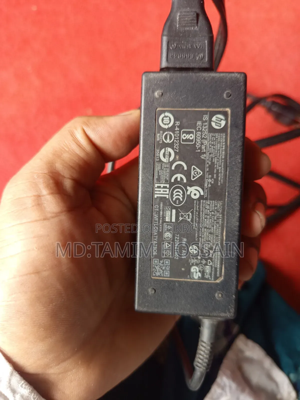 HP 65 Watt and 45 Watt Original Charger Sale