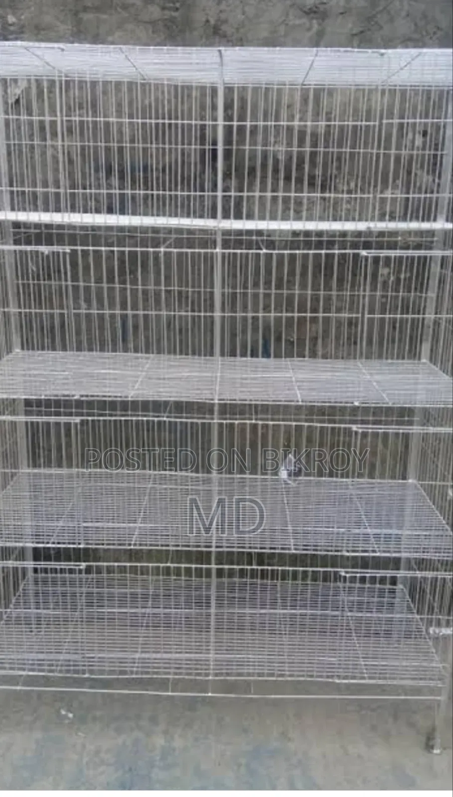 Cage for rearing chickens or pigeons will be sold. One cage has 8 compartments