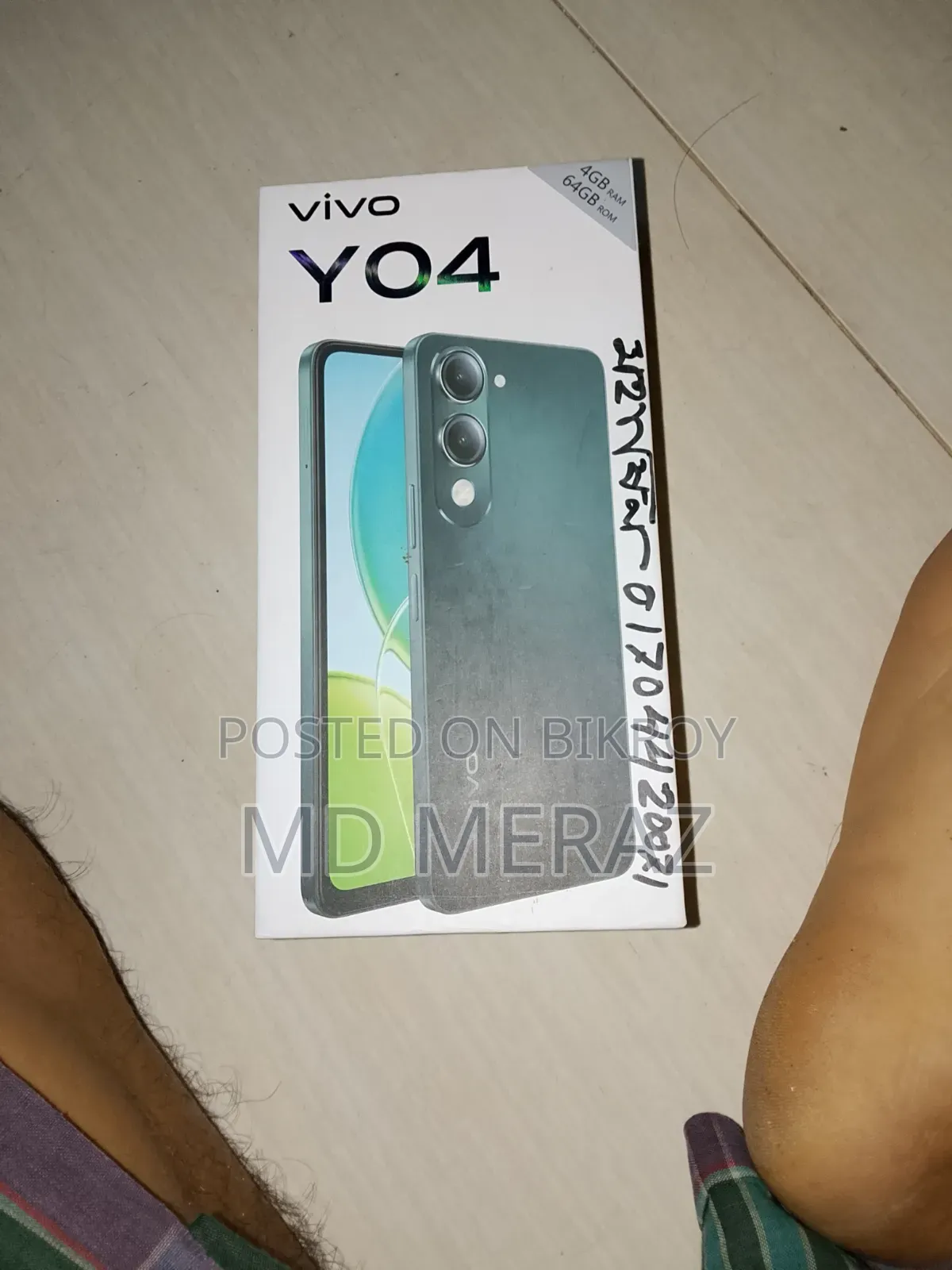 New Vivo Y04 64 GB White