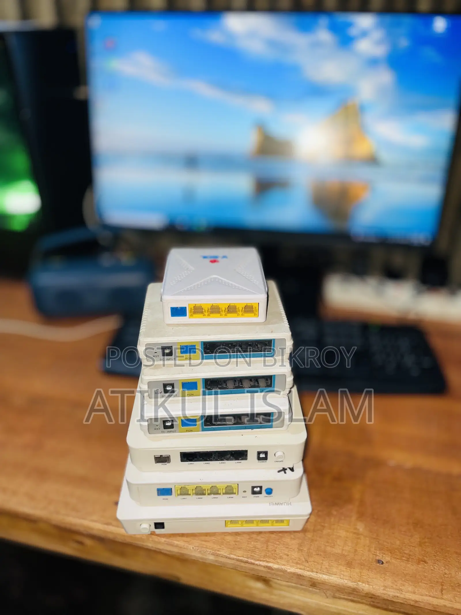 4 Port Giga ONU EPON XPON GPON