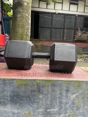 Hex Dumbbell Black 15*2=30 KG (DIY)