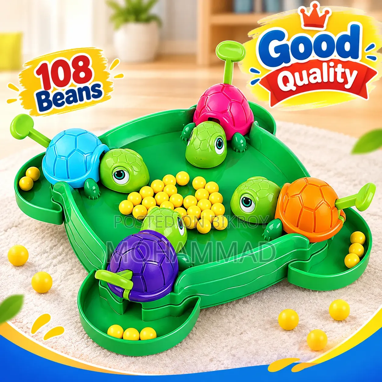 Hungry Turtle Battle Board Frenzy Premium Toy for Kids & Families