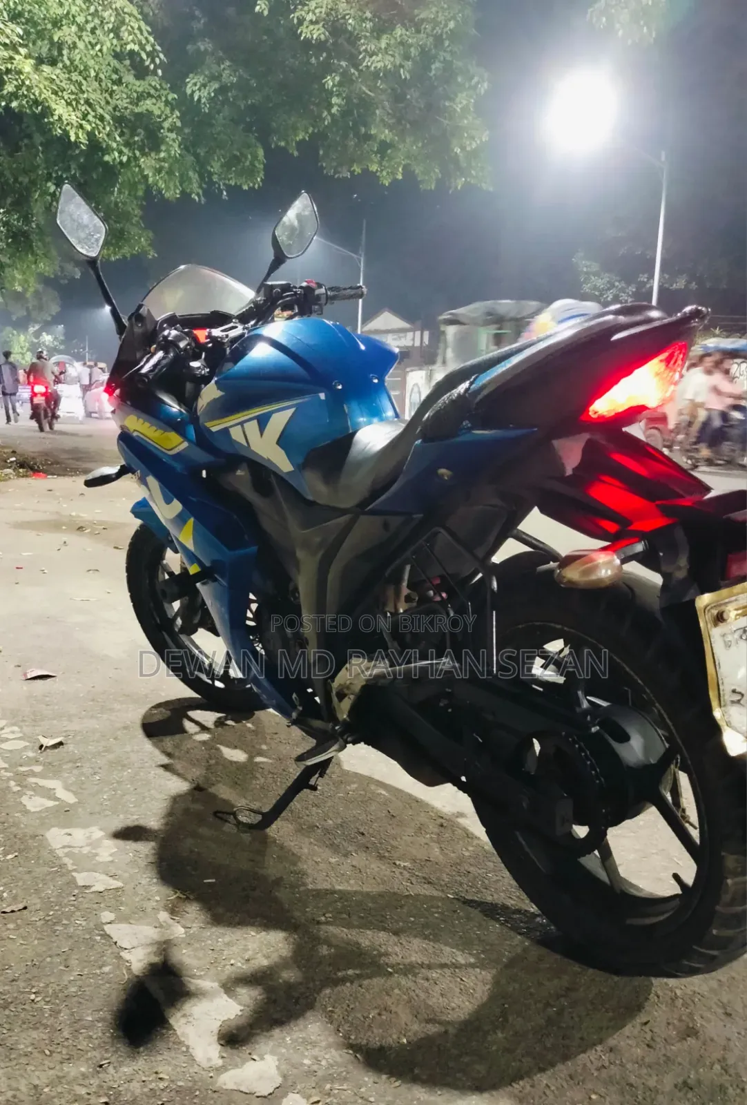 Suzuki Gixxer SF 2015 Blue