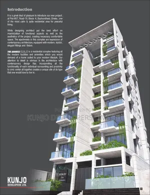3 Bedroom Apartment in the Address Kunjo By, Basundhara for Sale