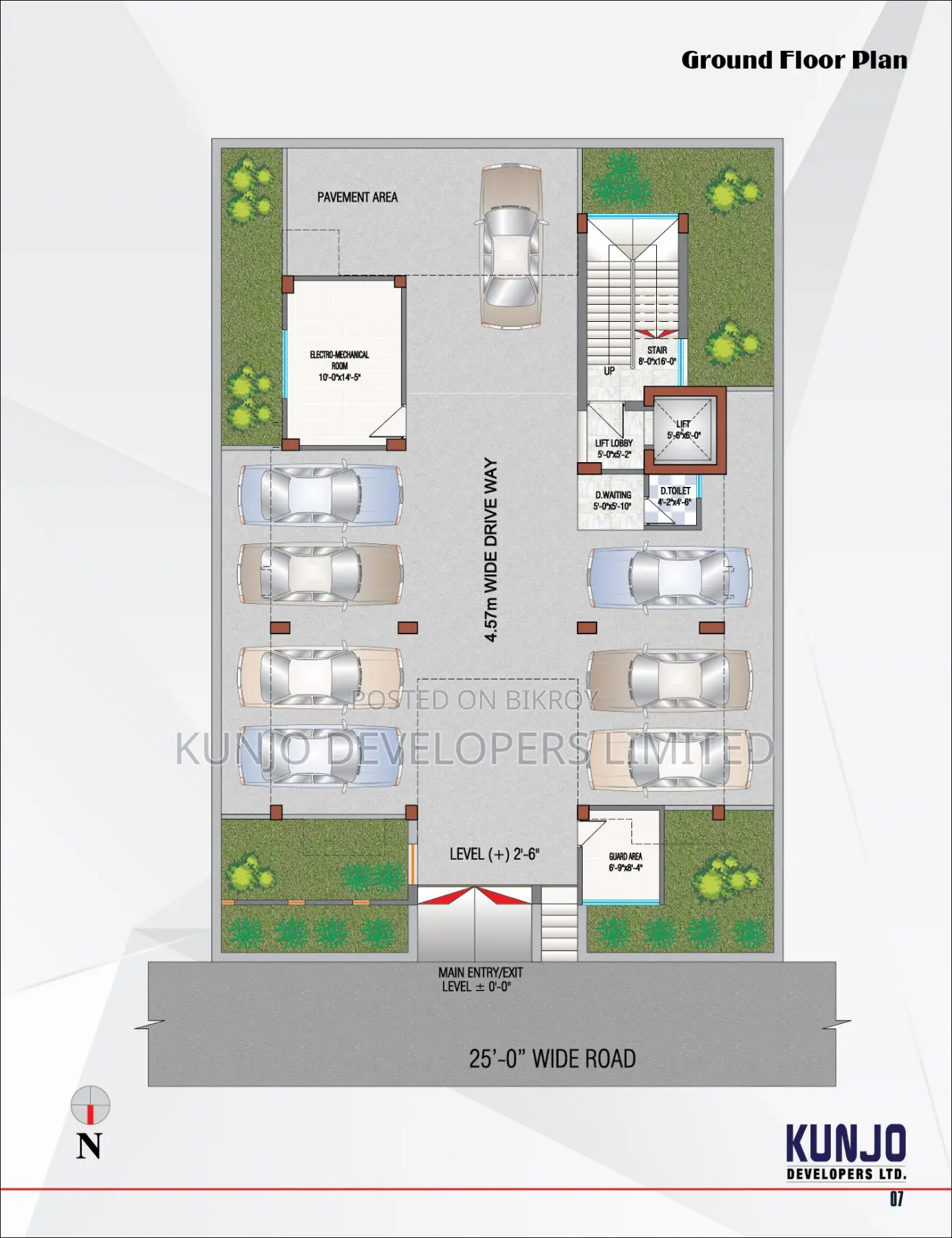 3 Bedroom Apartment in the Address Kunjo By, Basundhara for Sale