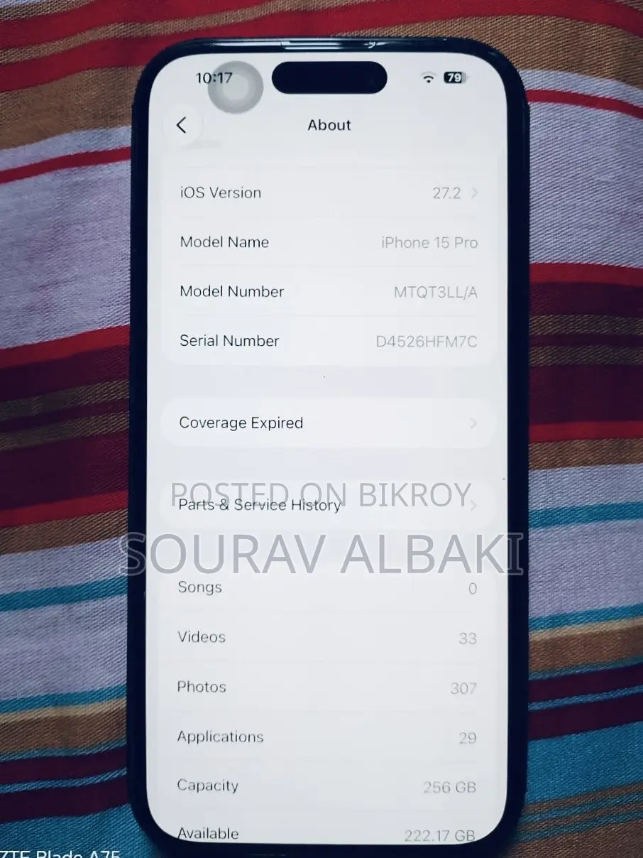 Apple iPhone 15 Pro 256 GB Blue