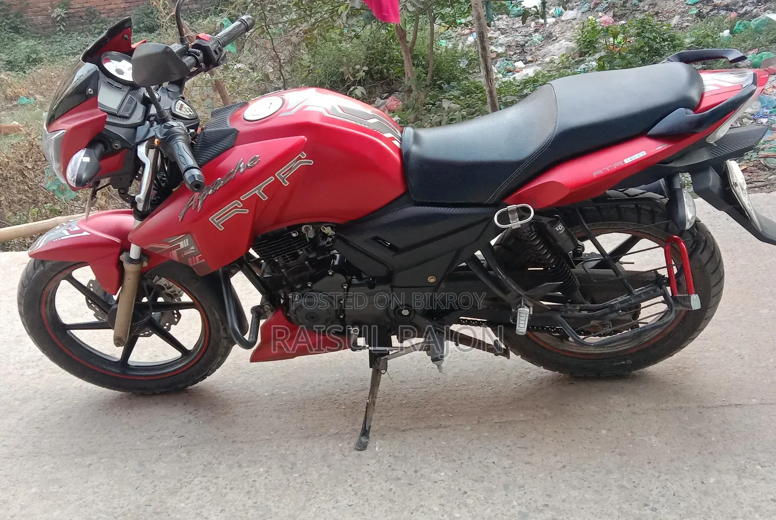 TVS Apache RTR 160 2V 2017 Red