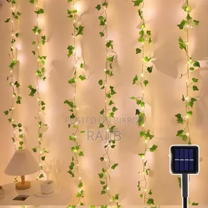 Premium Ivy Leaf Golden LED Light (7 Feet)