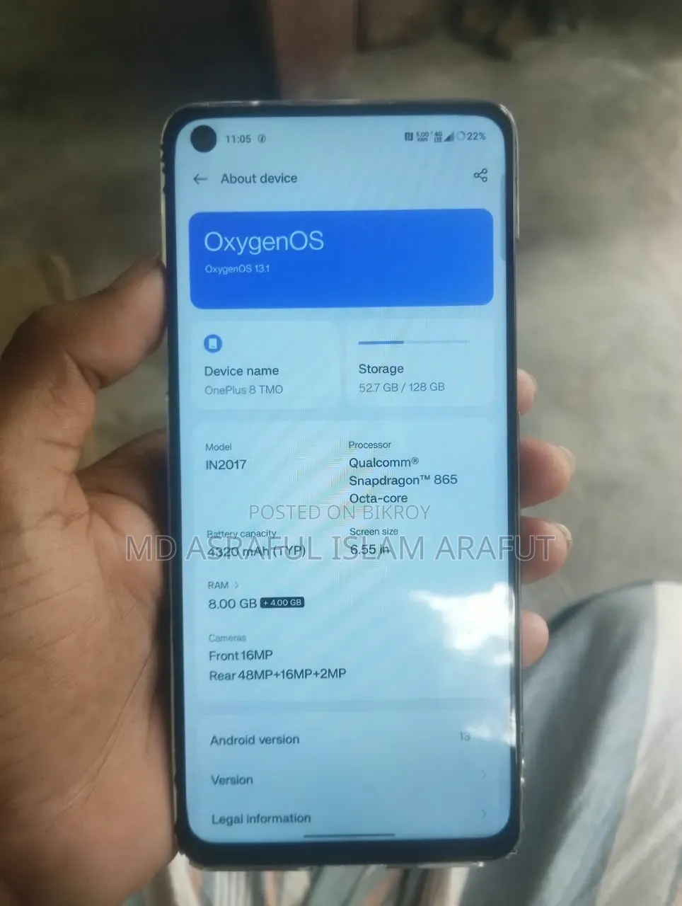 OnePlus 8 128 GB Black