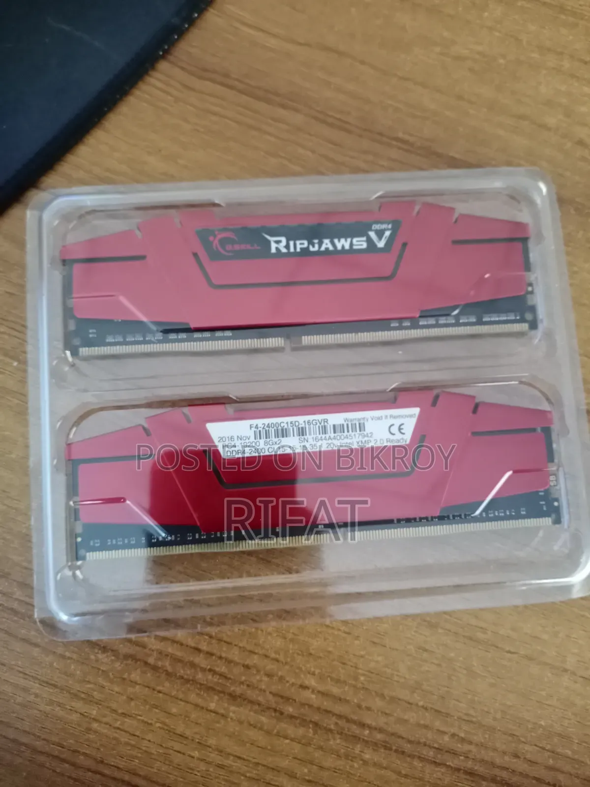 G-Skill RipjawsV DDR4 2400MHz 16GB