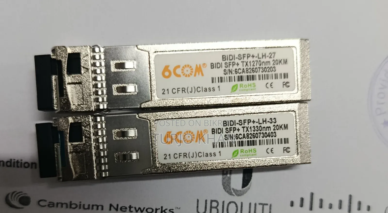 SFP 10G 1270+1330 = 1 Pair