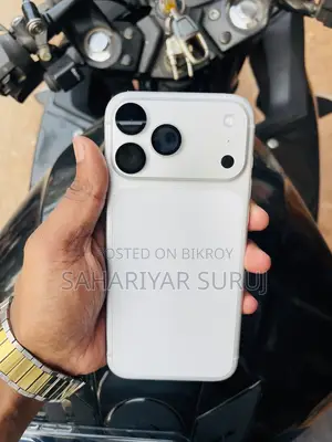 নতুন অ্যাপল আইফোন ১৭ প্রো ম্যাক্স ২৫৬ জিবি সিলভার