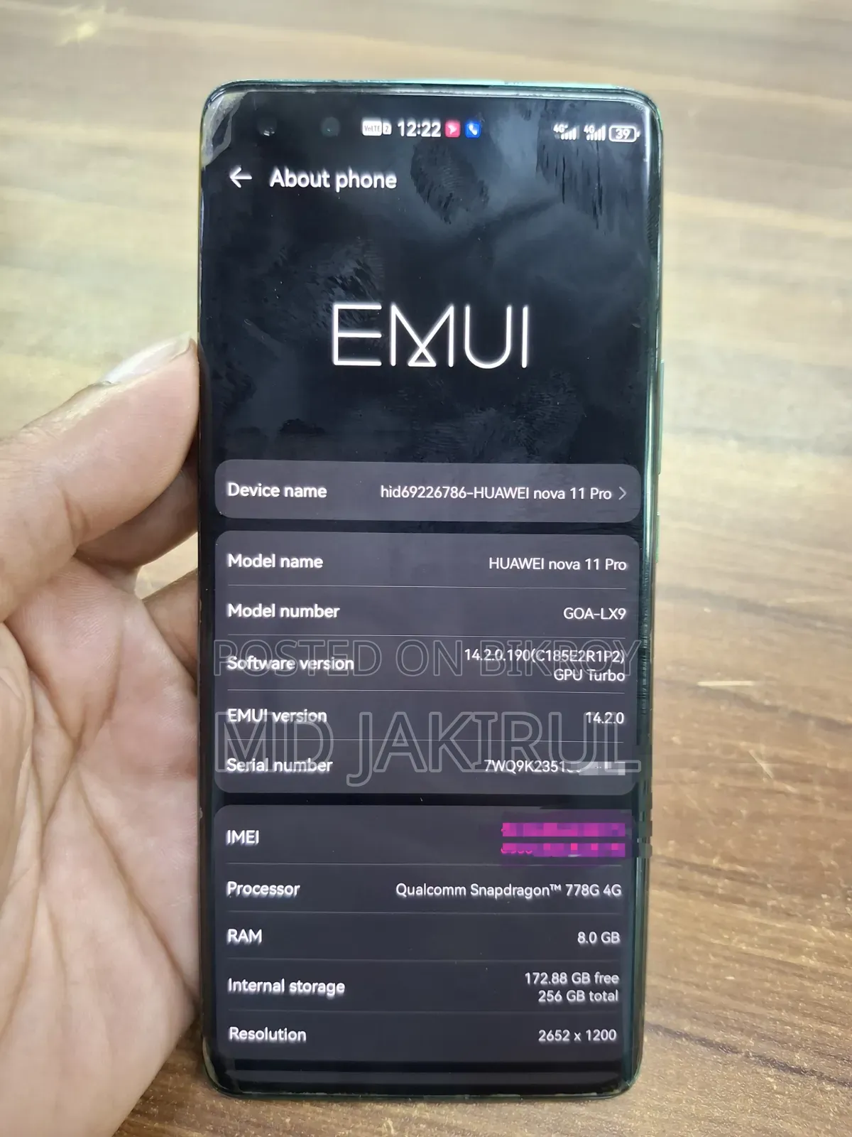 Huawei nova 11 Pro 256 GB Green