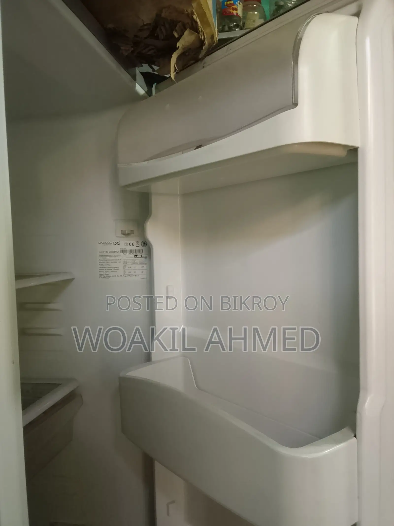 Aftron Side by Side Refrigerator 550 Litres AFRSBS2050F