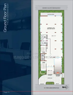 Commercial Ground Floor Space for Sale in Garib-E-Nawaz Ave, Uttara