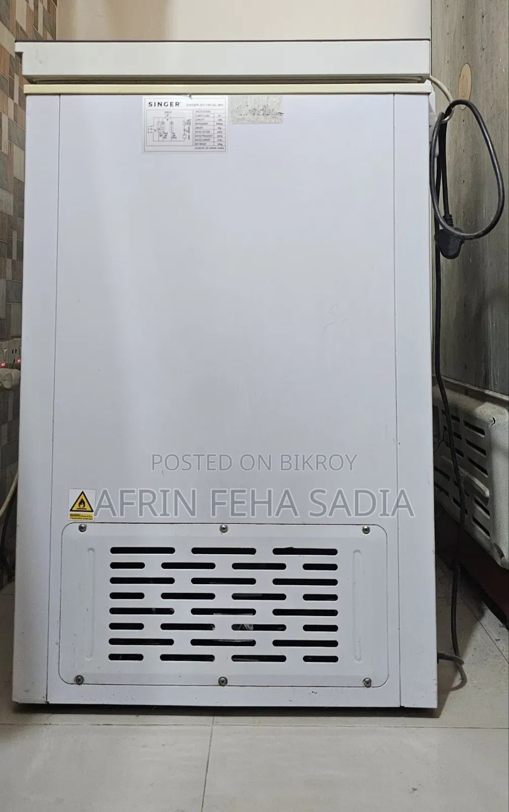 Singer Deep Fridge 148LTR B1-165glgy