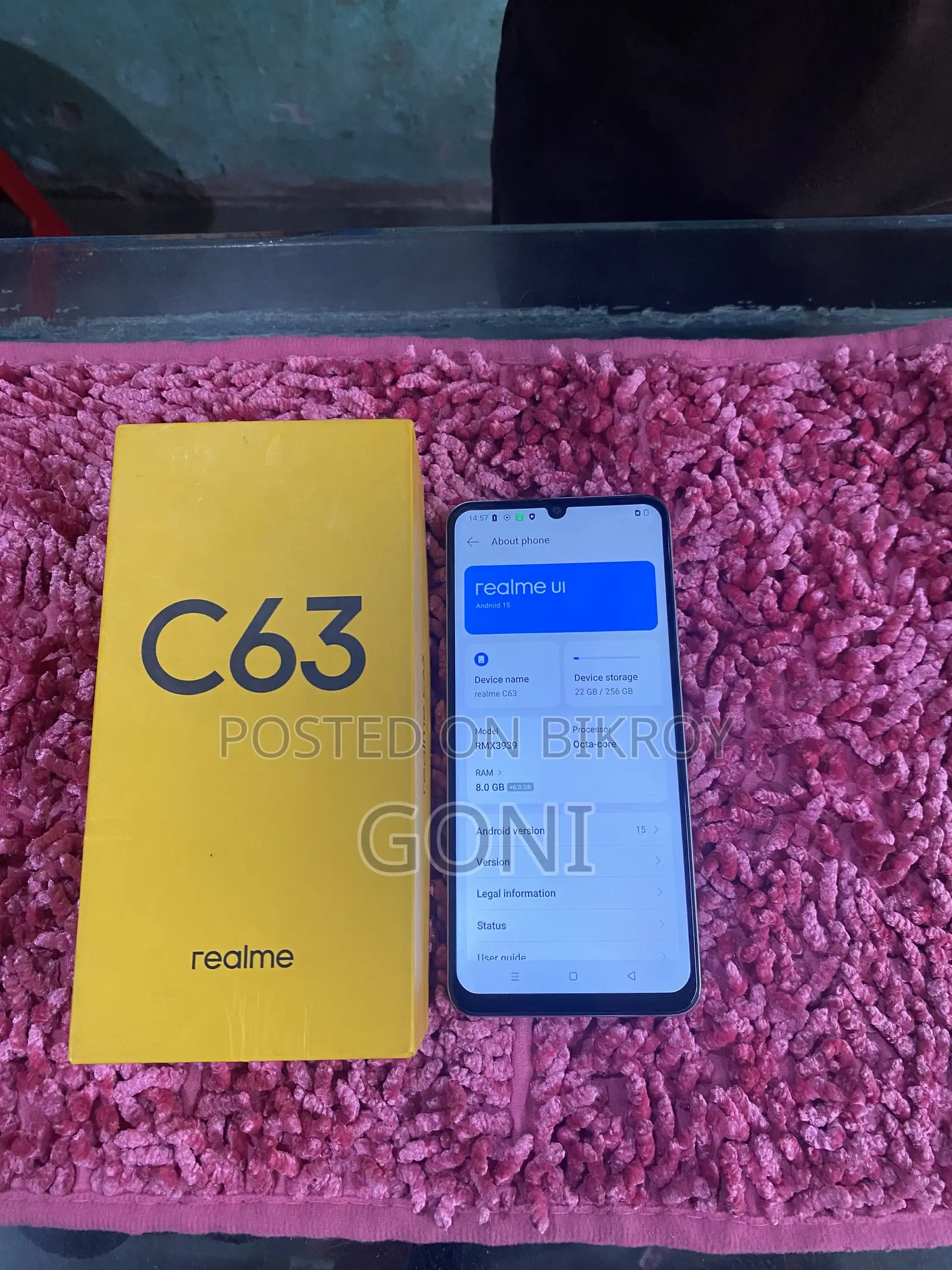Realme C63 256 GB Gold