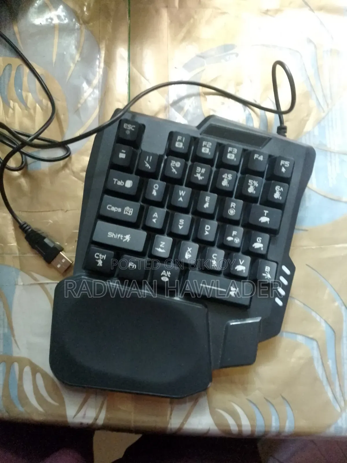 GAMING RGB One Hand Keyboard One Hand Keyboard