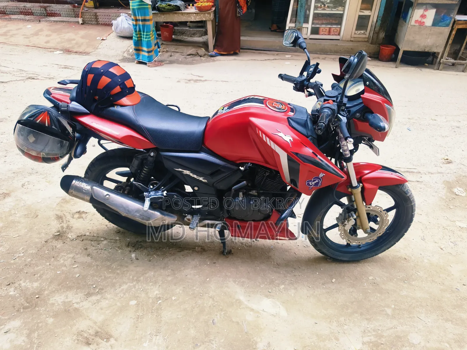 TVS Apache RTR 160 2V 2018 Red