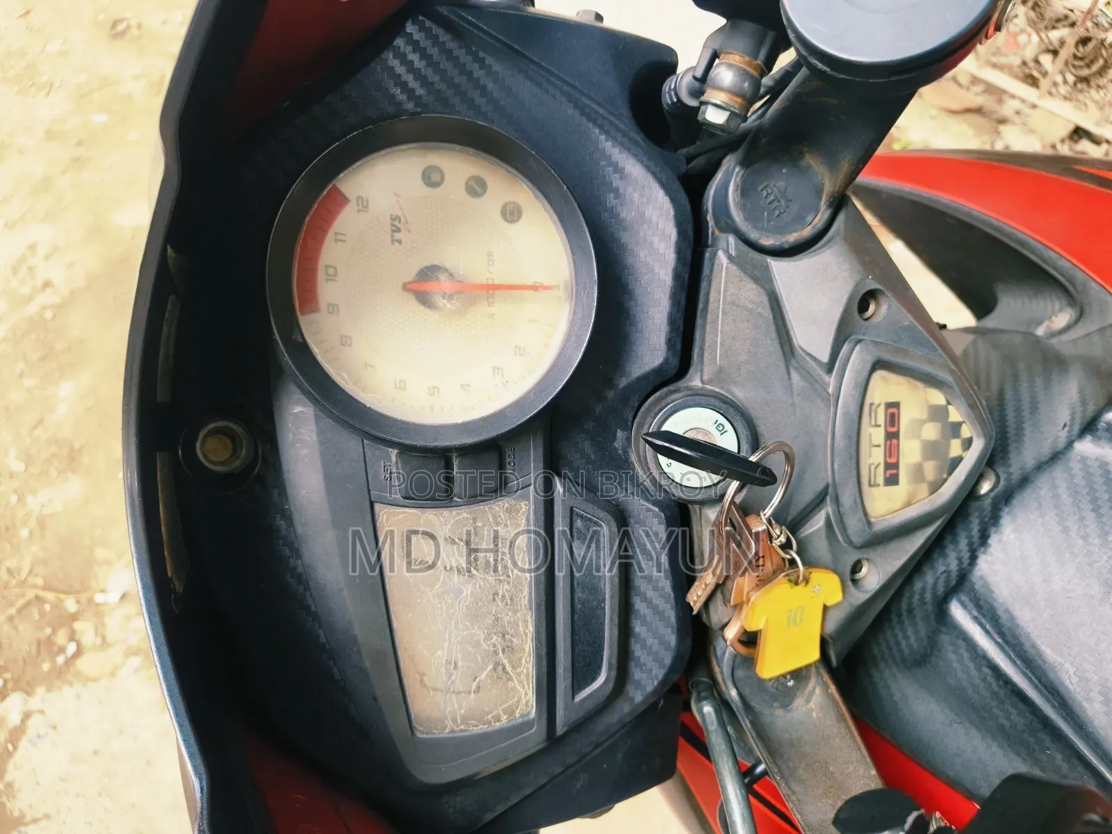 TVS Apache RTR 160 2V 2018 Red