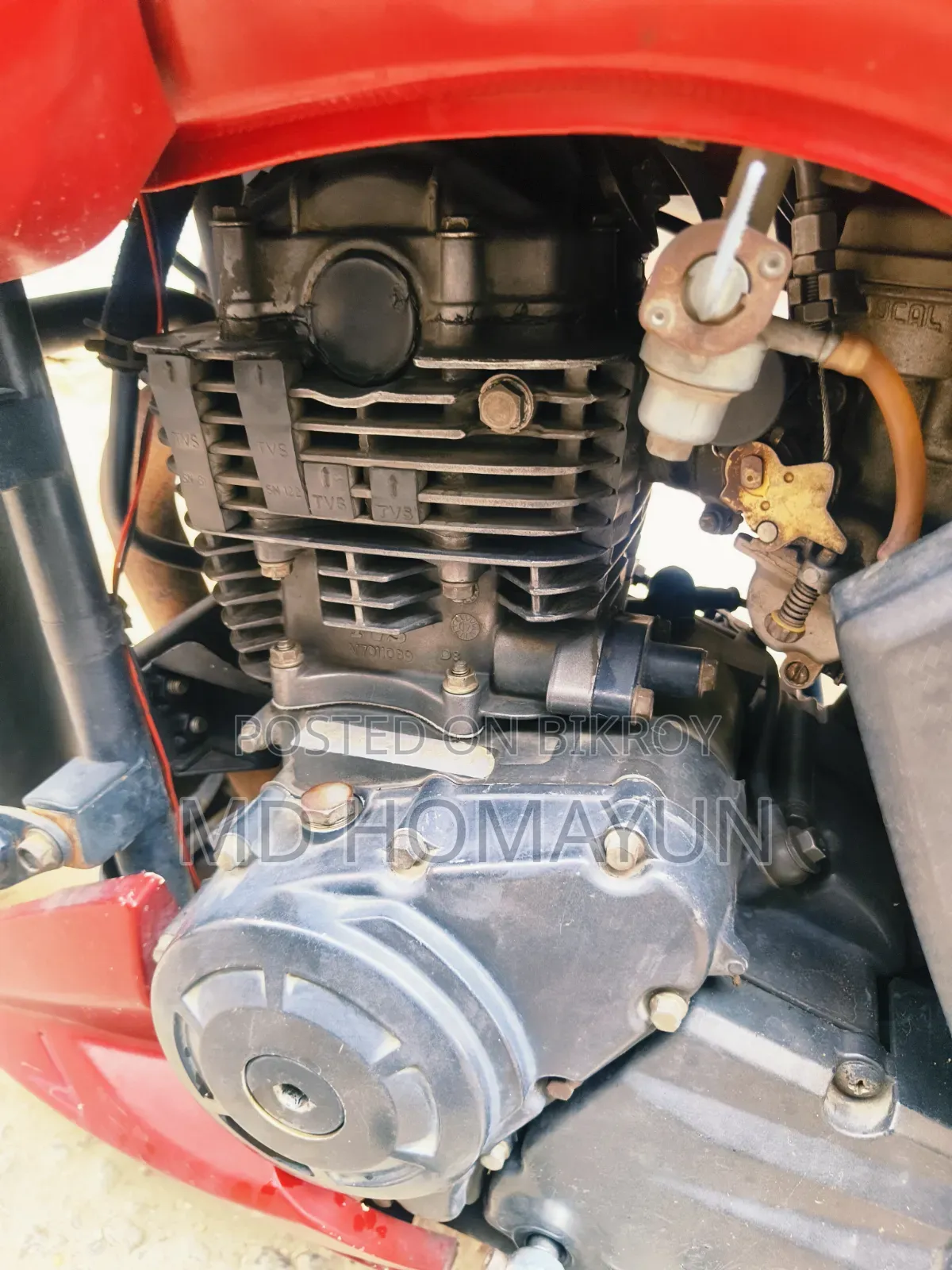 TVS Apache RTR 160 2V 2018 Red