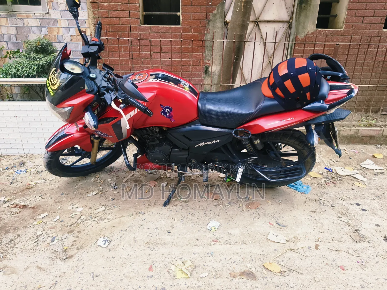 TVS Apache RTR 160 2V 2018 Red
