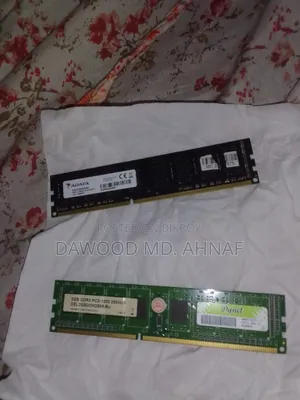 RAM 4x1 Adata DDR3 1333MHz and 2x1 DDR3 1333MHz Dynet RAM