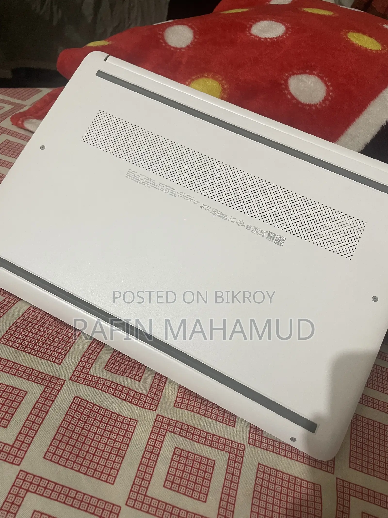 ল্যাপটপ HP ৪জিবি ইন্টেল সেলেরন SSD ৬০জিবি