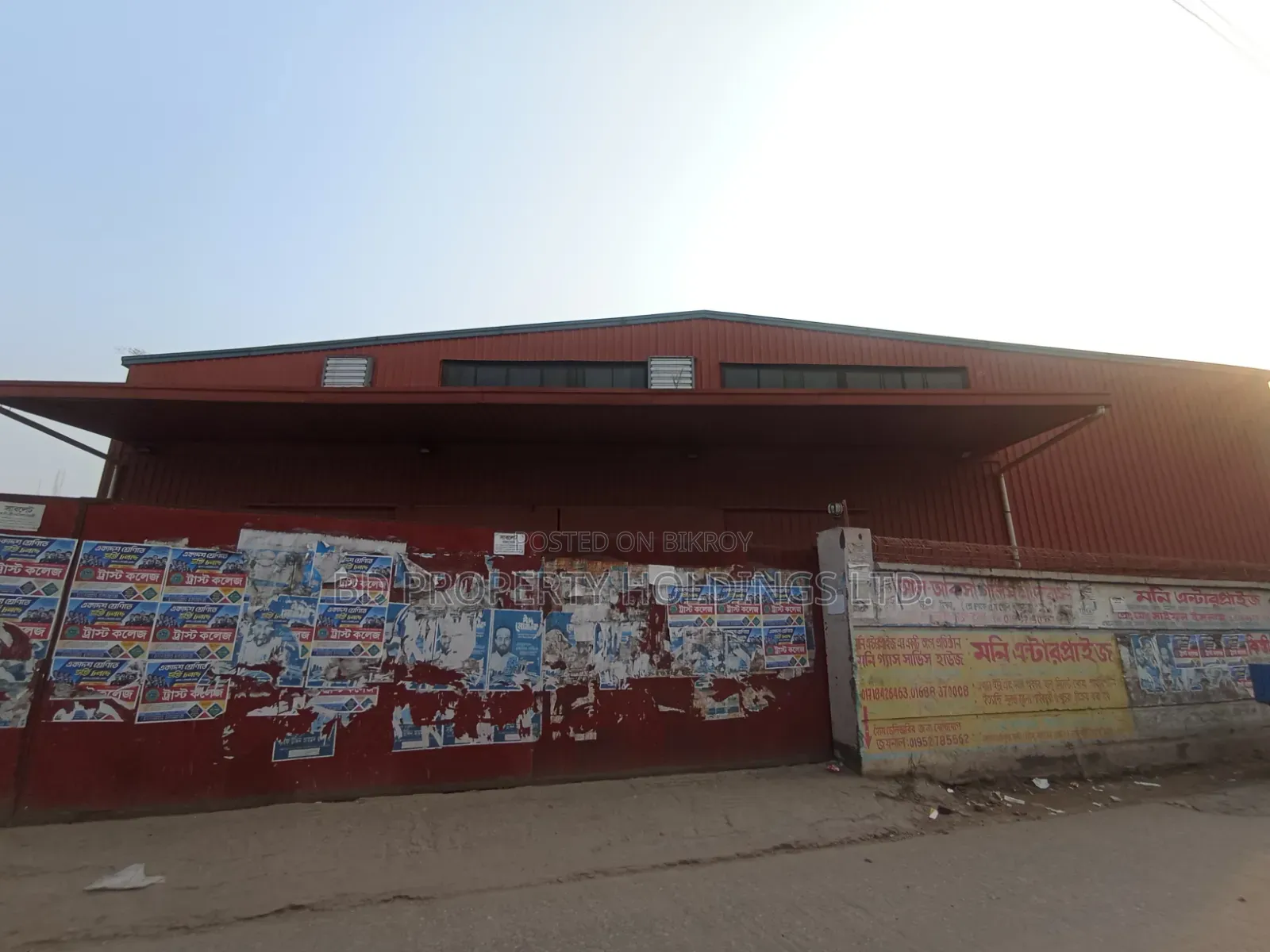 25000 SQFT Commercial Factory Shed for Rent in Uttara