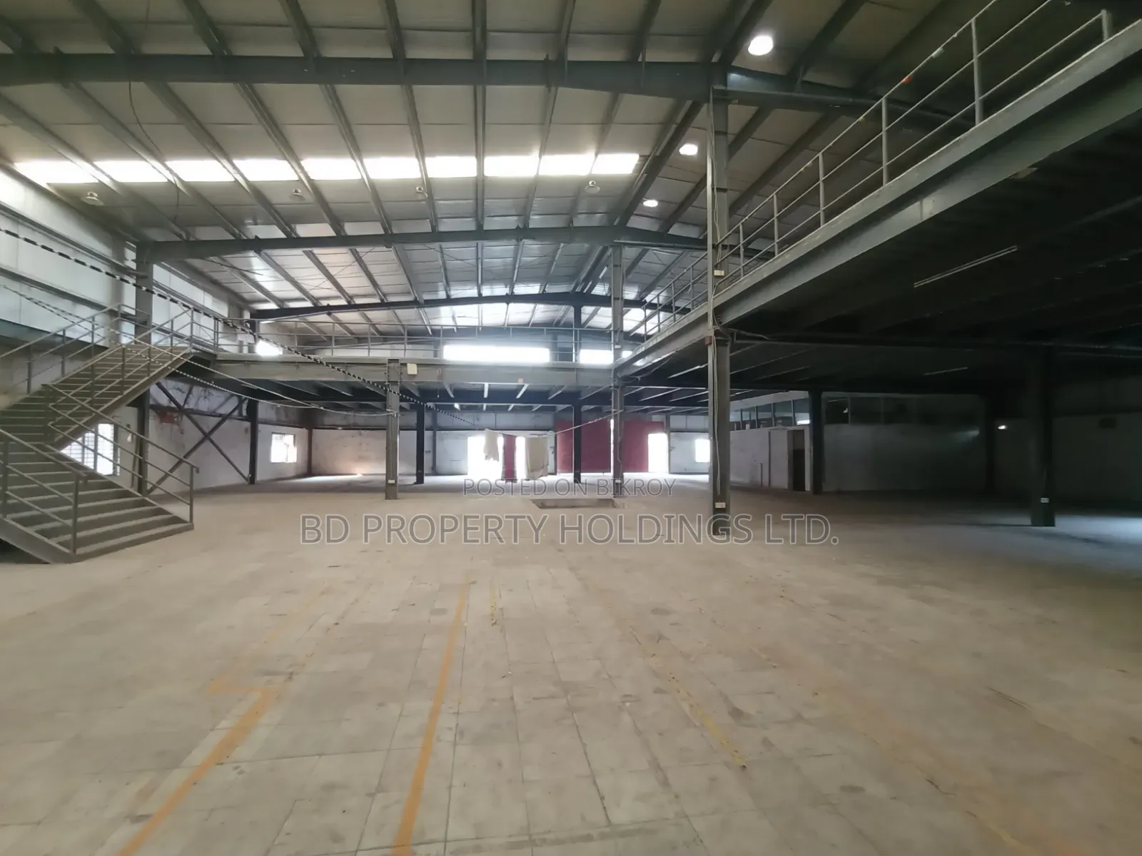 25000 SQFT Commercial Factory Shed for Rent in Uttara