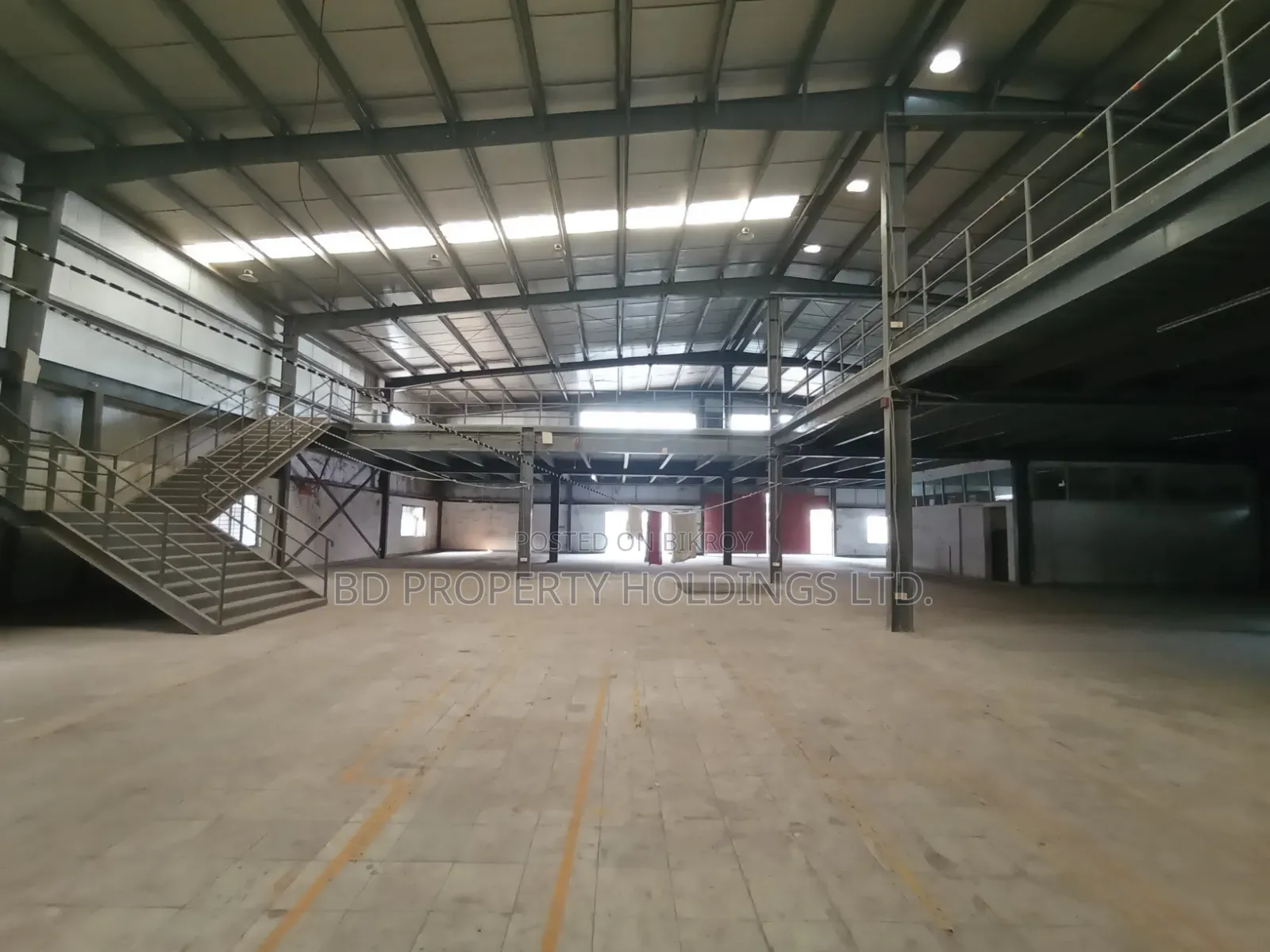 25000 SQFT Commercial Factory Shed for Rent in Uttara