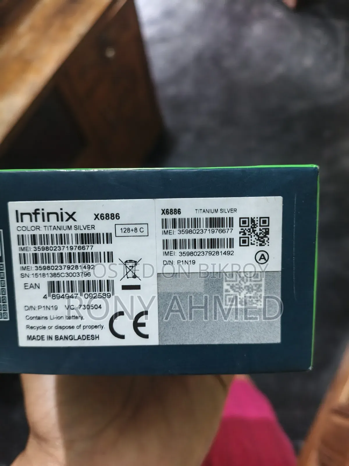 Infinix Hot 60 Pro+ 128 GB Silver