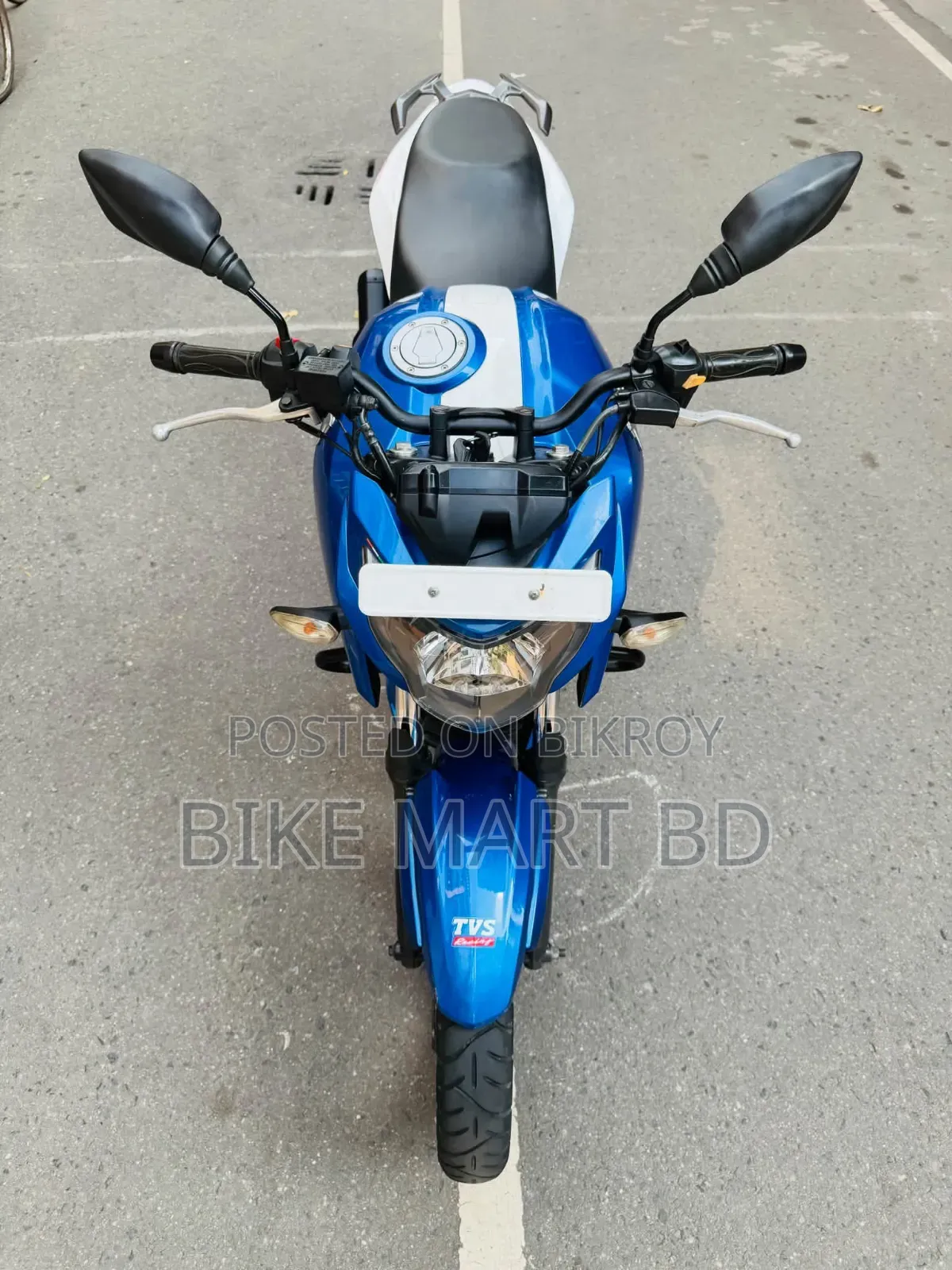 টিভিএস আপাচে ১৬০ ৪ভি ২০১৯ নীল