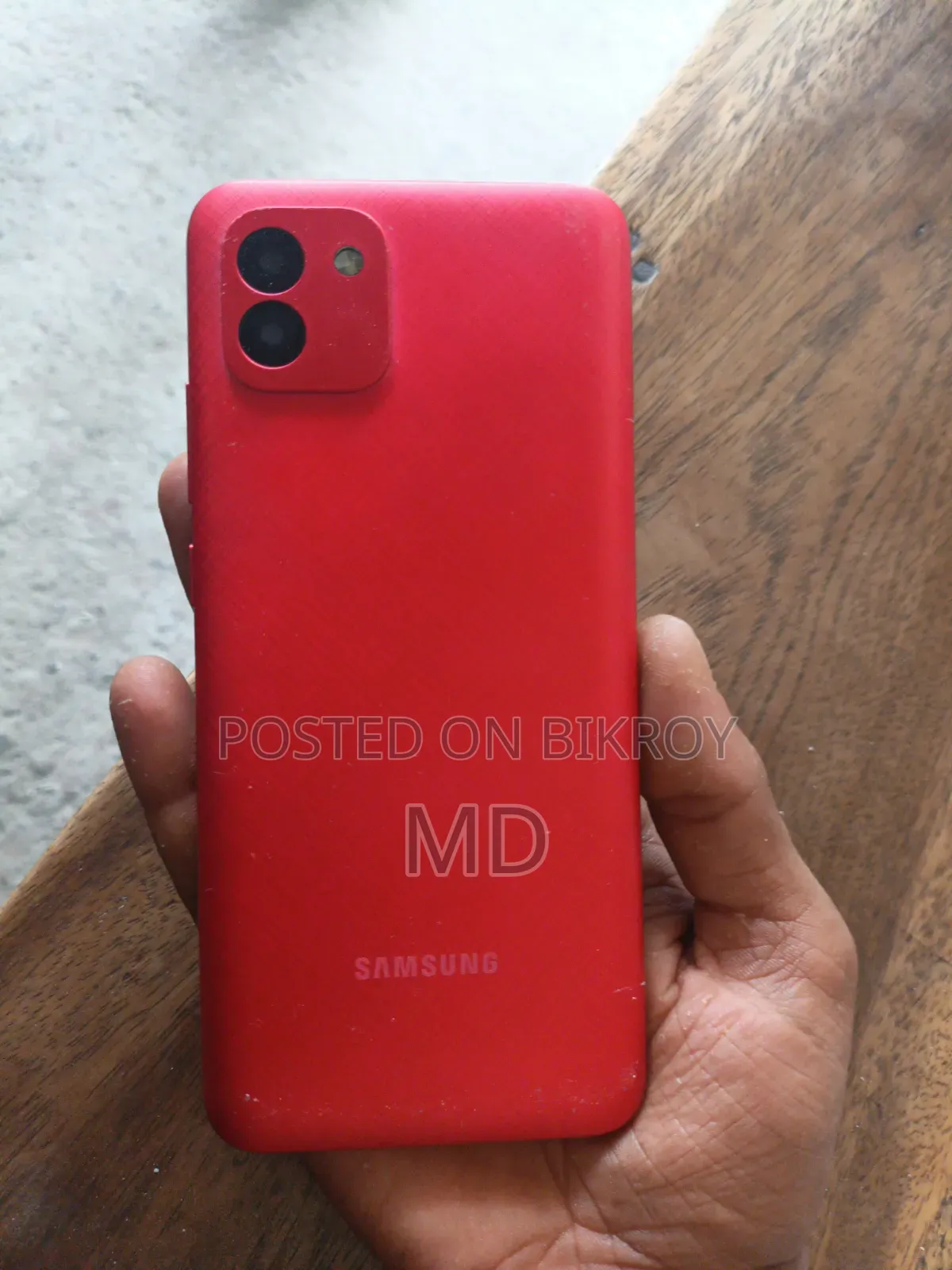 স্যামসাং গ্যালাক্সি এ০৩ ৩২ জিবি লাল