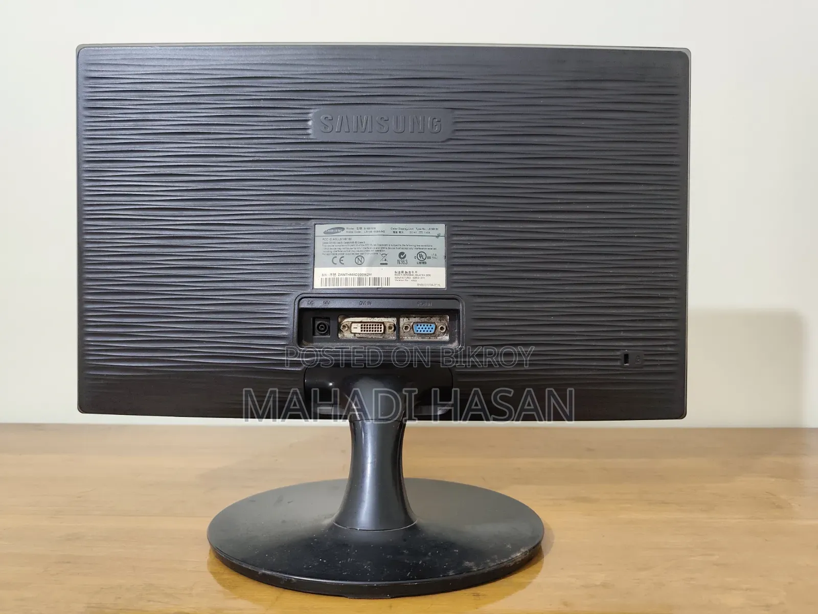 Samsung SyncMaster S19B150 19" Monitor – Display Damage, Parts/Repair