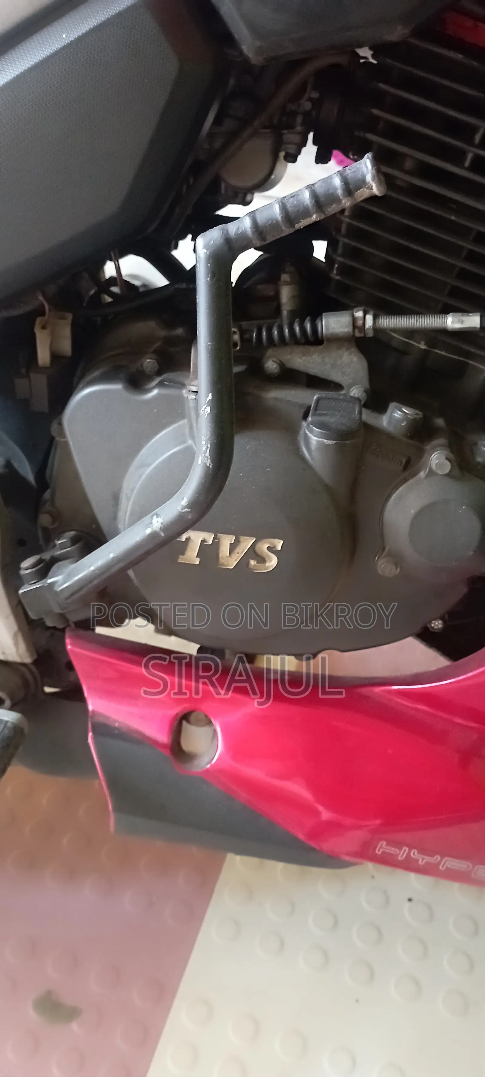 টিভিএস অ্যাপাচে ১৬০ ফোরভি ২০২১ রেড