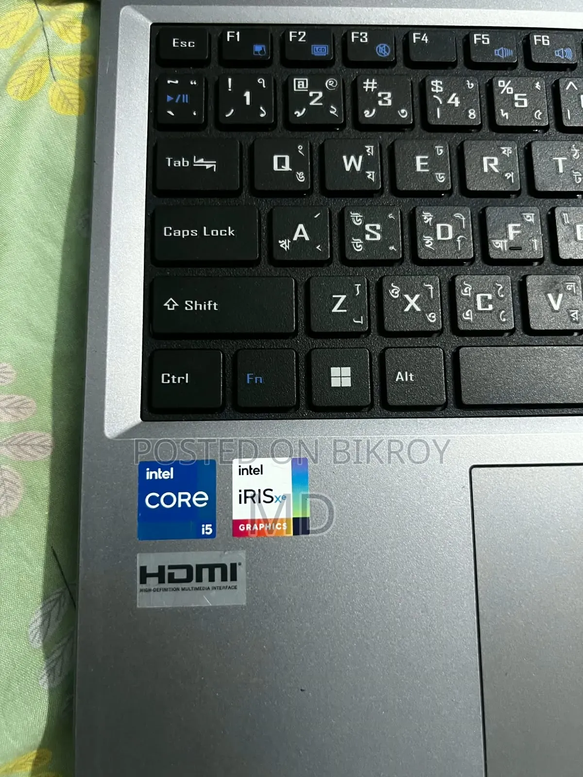 ল্যাপটপ ৮জিবি ইন্টেল কোর আই৫ এসএসডি ৫১২জিবি
