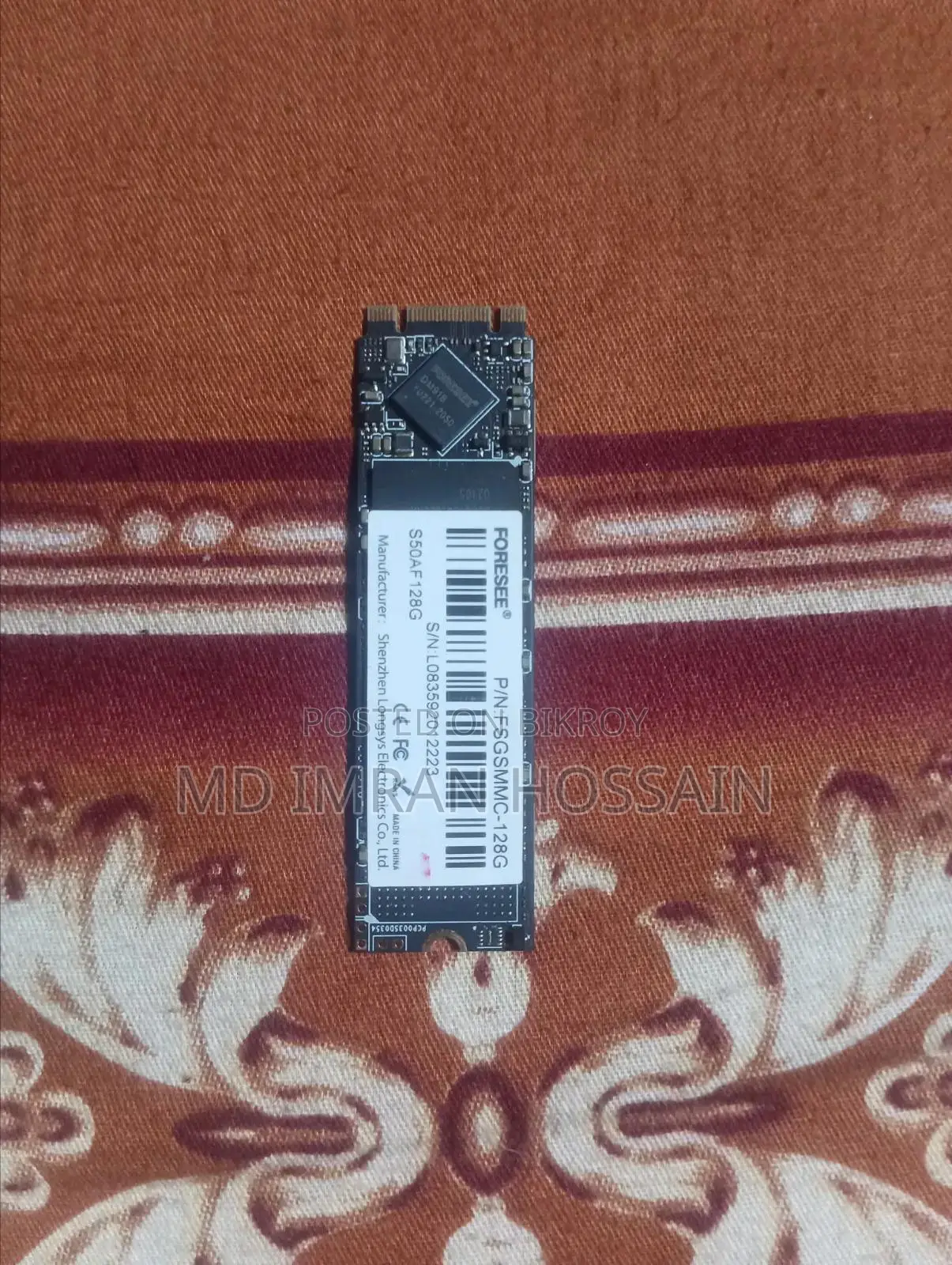 ফোরসি ল্যাপটপ এসএসডি ১২৮ জিবি